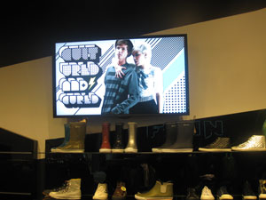finn boutique lcd signage